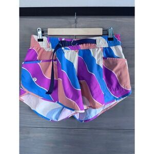 Nani Active Sunrise Mini‎ Hybrid Shorts Womens Small Multicolor Belted Athletic